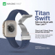 AmazingThing Titan Swift Band for Apple Watch / Sizes 38, 40, and 41 / Elegant Design / Light Blue