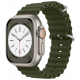 Apple Watch Ultra 974Bands Ocean Band Strap / 49 mm / Army Green