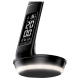 Goui Nuru Ultra Desk Lamp / Digital Clock With Wireless Charger & Speaker / Black 
