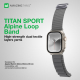 AmazingThing Apple Watch Alpine Loop Strap / Size 44 / 45 / & Ultra / Black 