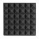 Sound Proofing Foam with Adhesive / Black / 10 Pcs