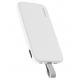 Momax iPower PD 3 Battery / 10,000mAh Capacity / Slim / Fast Charging / Built-in Type-C Cable / White