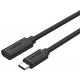 Unitek Cable Extend Length of a USB Type-C Cable / 100W Charging / USB 3.2 Gen2 standard / 1 Meter