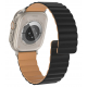 AmazingThing Smoothie Mag Strap for Apple Watch / All Types + Sizes /  Magnetic / Black + Orange