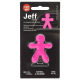 Jeff Soft Touch Car Air Freshener / Pink / Strawberries