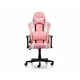 DXRacer Prince Series P132 Gaming Chair / Pink & White