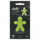 Jeff Soft Touch Car Air Freshener / Green / Lemon & Orange
