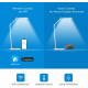 MOMAX Smart Desk Lamp with Wireless Charger/ Silver