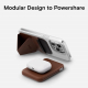 MOFT Snap On Power Set / Stand & Battery / Support MagSafe / Sienna Brown