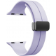 974Bands Sport Silicon Band with Magnetic Buckle / Size 44, 45, 49 / Lavender 