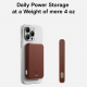 MOFT Snap On Power Set / Stand & Battery / Support MagSafe / Sienna Brown