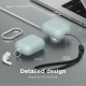 Elago Case for Apple AirPods Pro 2 / Shockproof / Built-in Hanger / Wireless Charging / Mint 