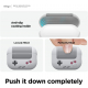 Elago AW5 Case for Apple AirPods Pro 2 / Supports Wireless Charging / Gray