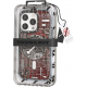 Youngkit Case for iPhone 14 Pro / Futuristic Circuit / Anti Impact / MagSafe / Red
