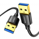 واير UGreen نوع USB الى USB / تصميم قوي / طول 1 متر / اسود