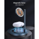 شاحن momax Q.Mag اللاسلكي / يشحن جهازين / يدعم MagSafe بالمكانين / تصميم شفاف
