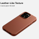 MOFT Magnetic Case for iPhone 14 Pro Max / Vegan Leather / MagSafe / Sienna Brown