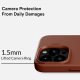 MOFT Magnetic Case for iPhone 14 Pro Max / Vegan Leather / MagSafe / Sienna Brown