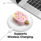 Elago Ice Cream Case for Apple AirPods Pro 2 / Built-in Hanger / Wireless Charging / Strawberry