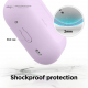 Elago Case for Apple AirPods Pro 2 / Shockproof / Built-in Hanger / Wireless Charging / Lavender