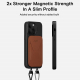 MOFT Magnetic Case for iPhone 14 Pro Max / Vegan Leather / MagSafe / Black