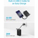 Anker 20000 mAh Power Bank / Type-C & USB-A Port / 22.5W / Built-in Type-C Cable / Black