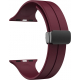 974Bands Sport Silicon Band with Magnetic Buckle / Size 44 / 45 / 49 / Maroon
