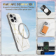 MagEasy MARBLE M Double Layer MagSafe Case / for iPhone 14 Pro / White
