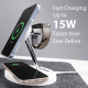 SwitchEasy MagPower 4 in 1 Magnetic Wireless Charging Stand / 15W Fast Charge / White