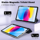 Green iPad 10 Smart Folio Magnetic Case / Slim & Light / 10.9 inch / Green