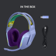 Logitech G733 Gaming Headset / Wireless / Surround Sound + Blue Microphone / RGB Lighting / Purple