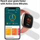 ساعة Fitbit Versa 3 الذكية لتعقب الرياضة والصحة مع حساس قلب / وردي وذهبي
