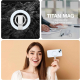 مسكة + ستاند للايفون AmazingThing Titan Mag / تدعم MagSafe / ازرق   