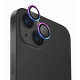 UNIQ Optix Lenses for iPhone 15 and 15 Plus Camera Protection / High Clarity / Iridescent 