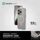 كفر AmazingThing Minimal MagSafe لايفون 15 برو / ضد الطيحات / يدعم MagSafe / رصاصي  