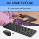 HP Wireless Mouse & Keyboard / Arabic & English Letters / Windows & Mac / Battery Operated