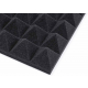 Sound Proofing Foam with Adhesive / Black / 10 Pcs
