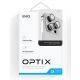 عدسات يونيك Optix لحماية الكاميرا / تدعم ايفون 14 برو + 14 برو ماكس / فضي