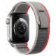 Apple Watch Ultra 974Bands Trail Loop Strap / 49mm / Grey + Red 