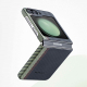 PITAKA Case for Samsung Galaxy Z Flip 5 / Carbon Fiber / Slim and Lightweight / Black Overture