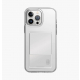 Uniq Hybrid Air Fender ID Case for iPhone 15 Pro Max / Drop Resistant / + Card Holder / Transparent
