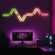 Epic Gamers Glide Smart Lighting / RGB Colors & Mobile Control / Variable Shapes / 9 Pieces / White