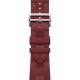 سير ساعة ابل اصدار Hermes / سنقل تور مطاط / لون Rouge H / حجم 45
