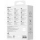Baseus Foldable Phone Stand / Adjustable Length / White