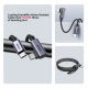 Unitek Type-C to Type-C Cable / Second Input With 90-Degree Angle / 100W Power / 0.5 Meter