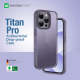 AmazingThing Titan Pro Cover for iPhone 14 Pro Max / Supports MagSafe / Transparent / Purple
