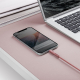 واير من يونيك من نوع فليكس / ايفون ل USB-C بطول 1.2 متر / احمر