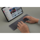 UNIQ Wireless Keyboard / Slim & Lightweight / Connects 3 Devices at the Same Time / Grey