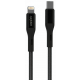 Green Type-C to Lightning Cable / 20W / 3 Meters / Black