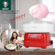 Green Cotton Candy Maker / Easy to Use / 500 Watt Power / White & Red